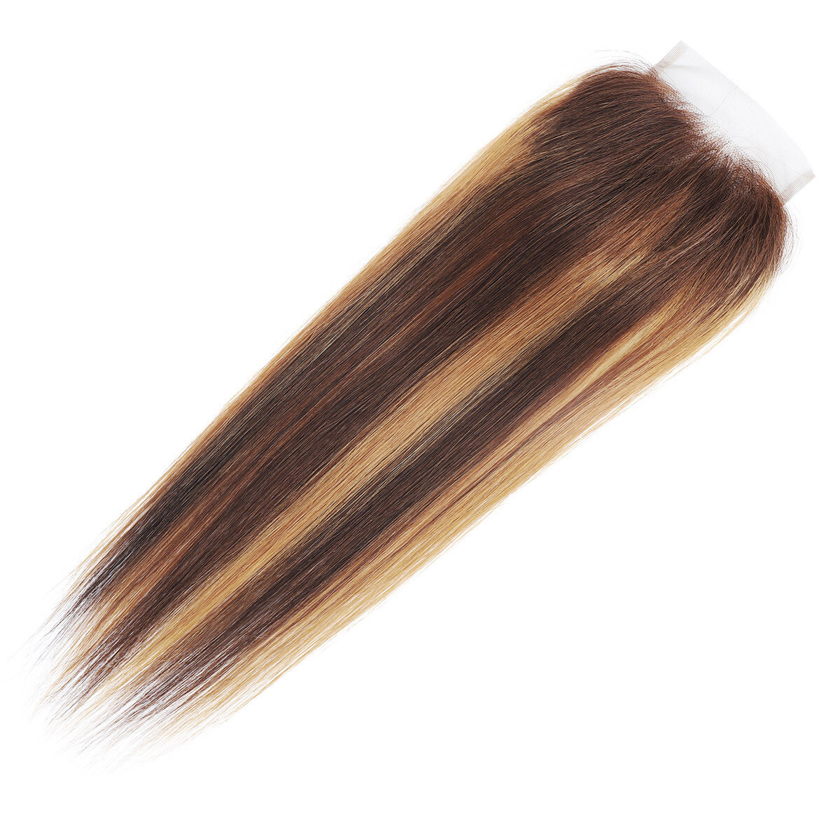 P4/27 Piano Color 4X4 Closure 13X4 Lace Frontal Curly 100% Human Hair Straight