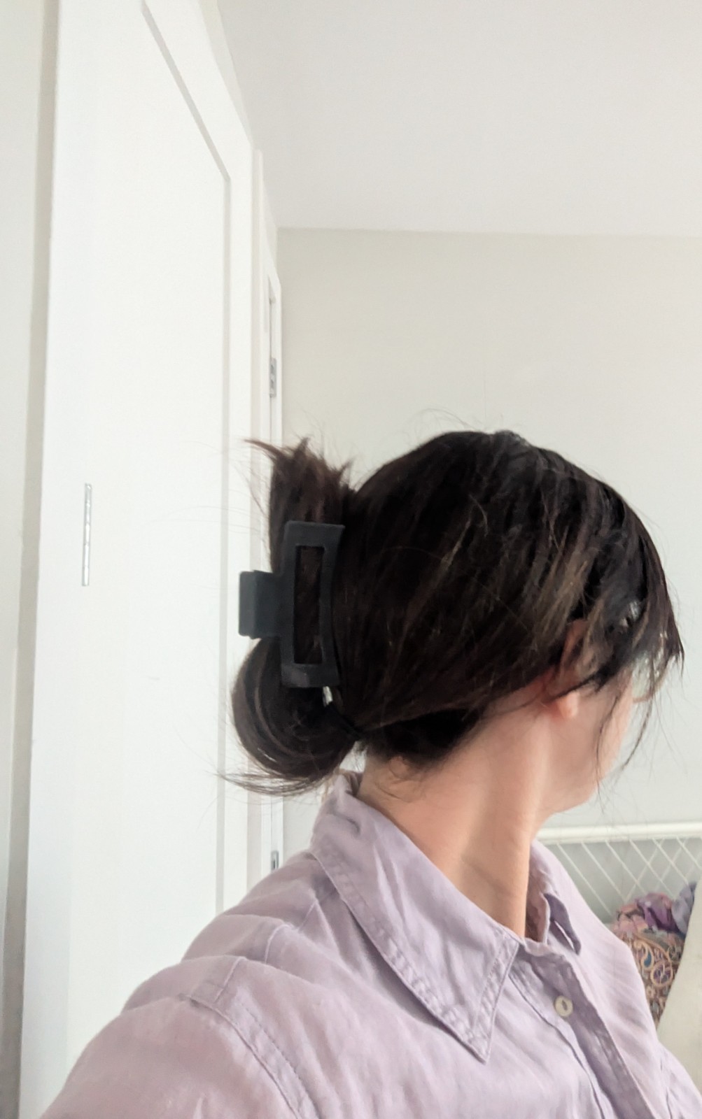 Human Hair Dark Brown Pony Wig