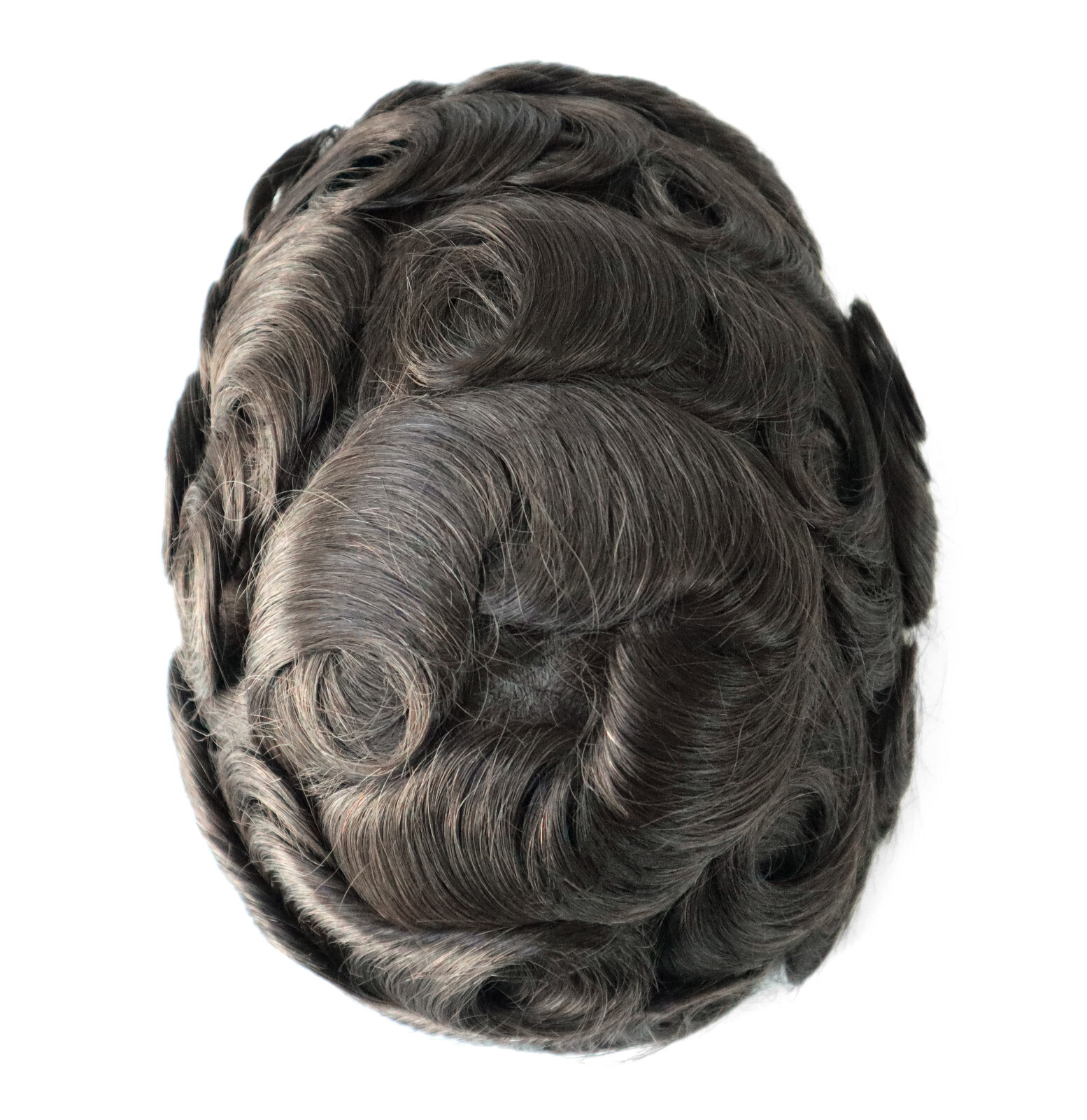 Mens Toupee Human Hair Replacement System for Men 0.08mm Thin Skin Hair Pieces
