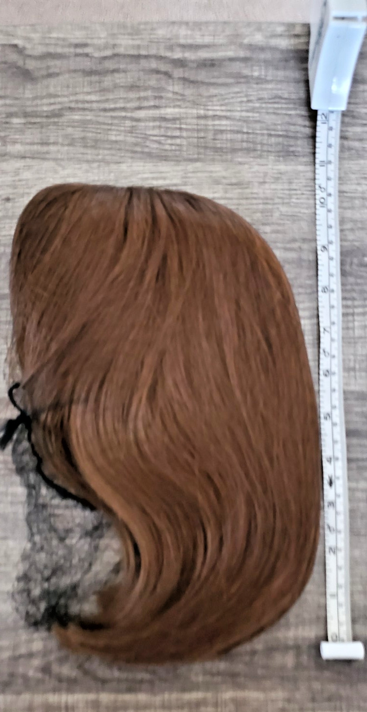 New Synthetic 10″ Brown Wig with Wig Cap & Nylon Hair Net Free Shipping