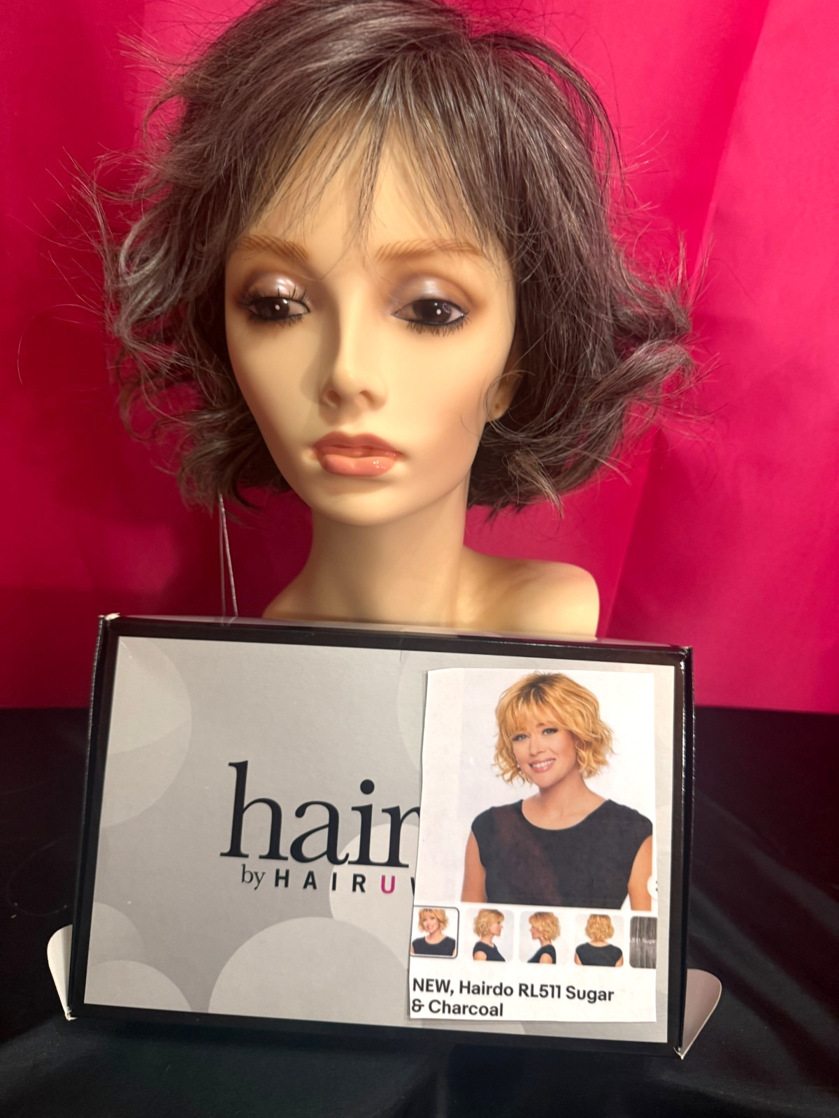 Hairdo Wig “Sweetly Waved” Sugar and Charcoal