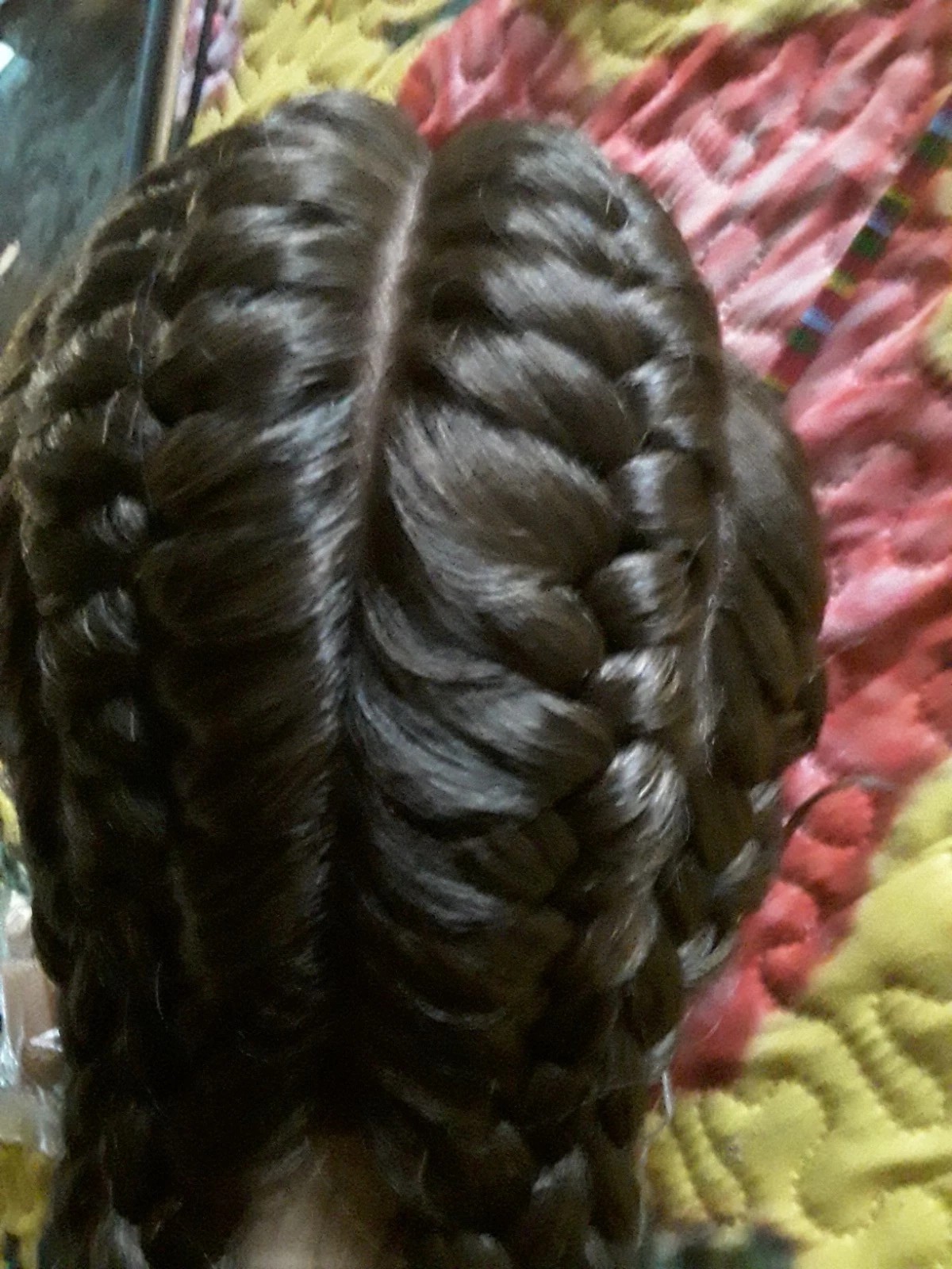 NewFreeShipping 28 Inch Lace Wig Quad Braided Dutch Easy To Install Baby Hairs
