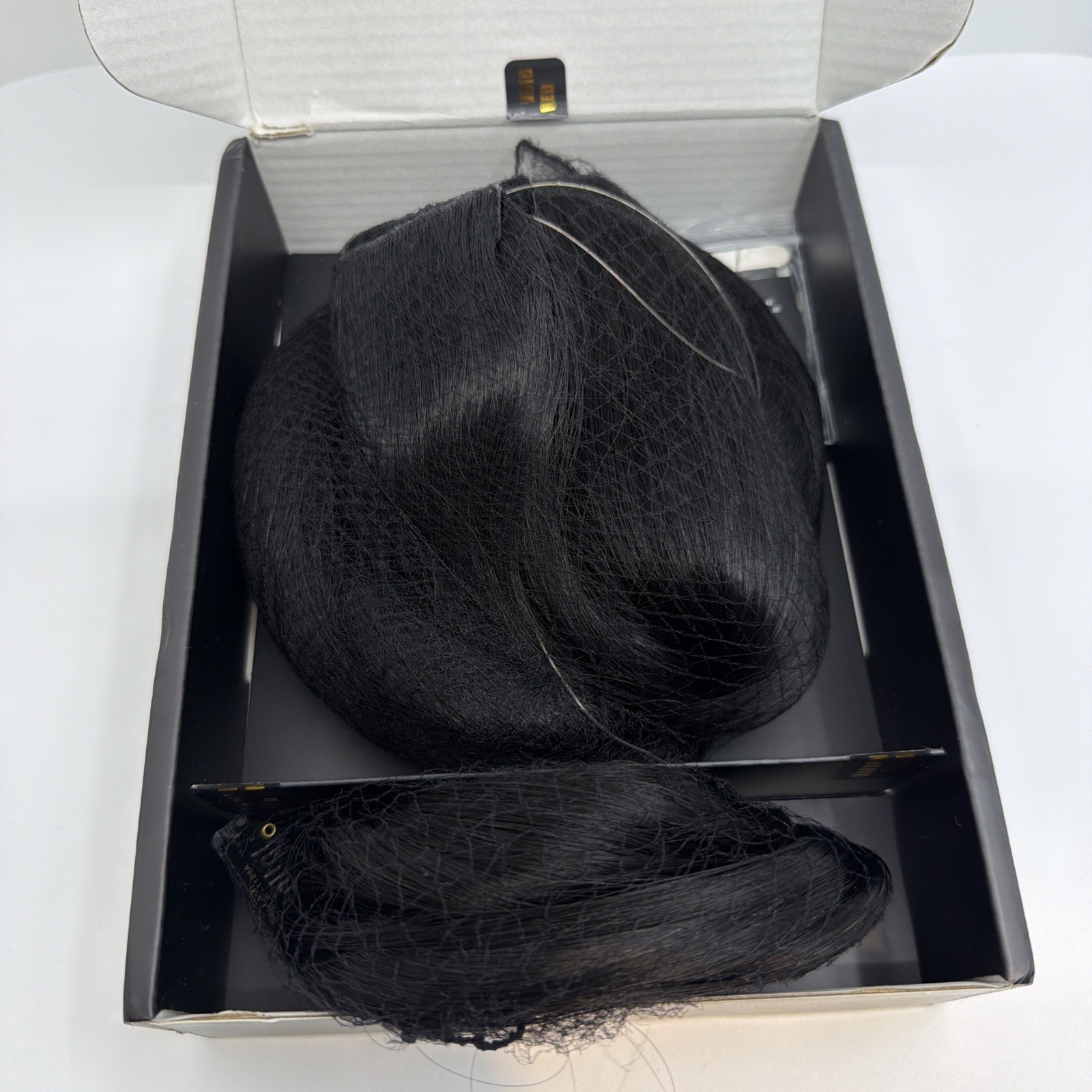 Bellami Halo Pro Hair Extension 20” Jet Black #1 Open Box Styled Once Remy Hair