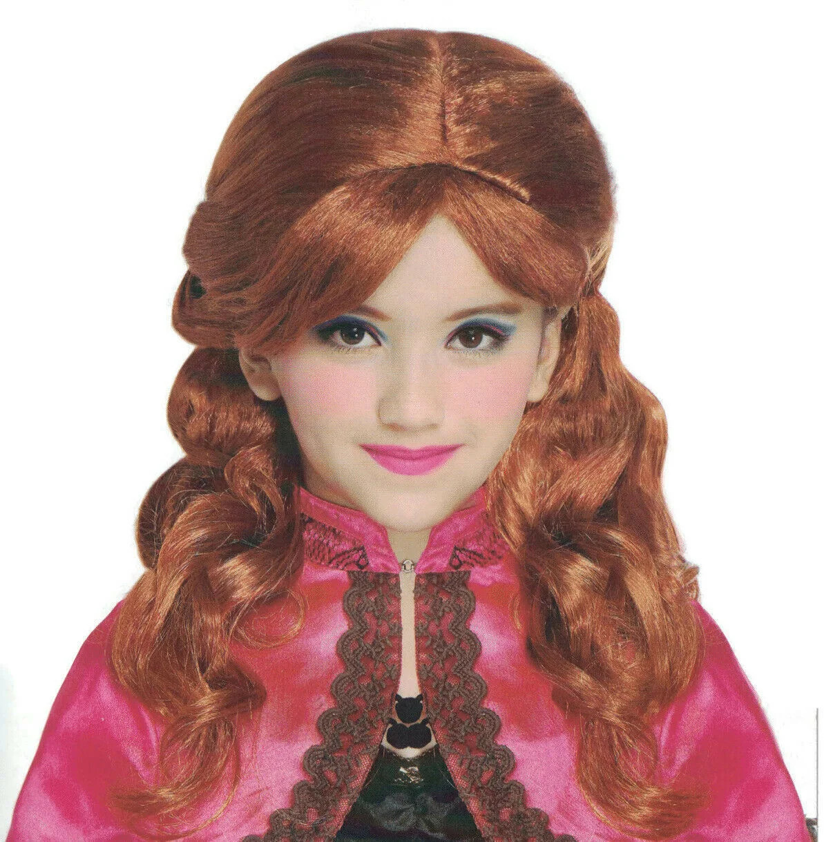 Way To Celebrate Viking Norwegian Princess Auburn Hallowee Wig Child 8+ No Bag