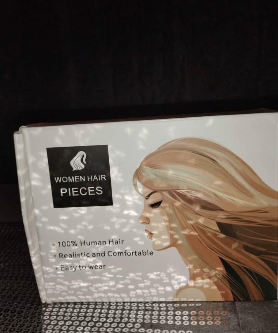 Women Hair Pieces Human Hair Extension Straight Brown Blonde Easy to Wear