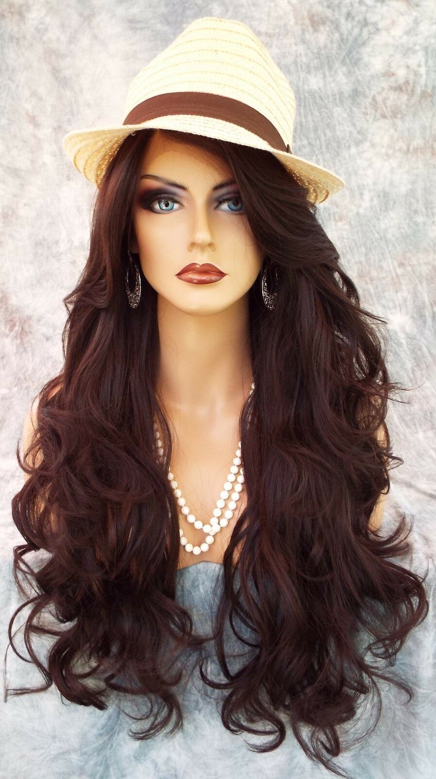 LACE FRONT LACE PIN W/PART CURLY LAYERED #4 GORGEOUS SEXY NEW US SELLER 1003