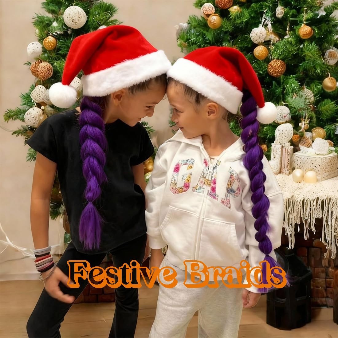 Long 26 Inch Dark Purple Braiding Hair – 4 Pack Yaki Texture Crochet Extensions