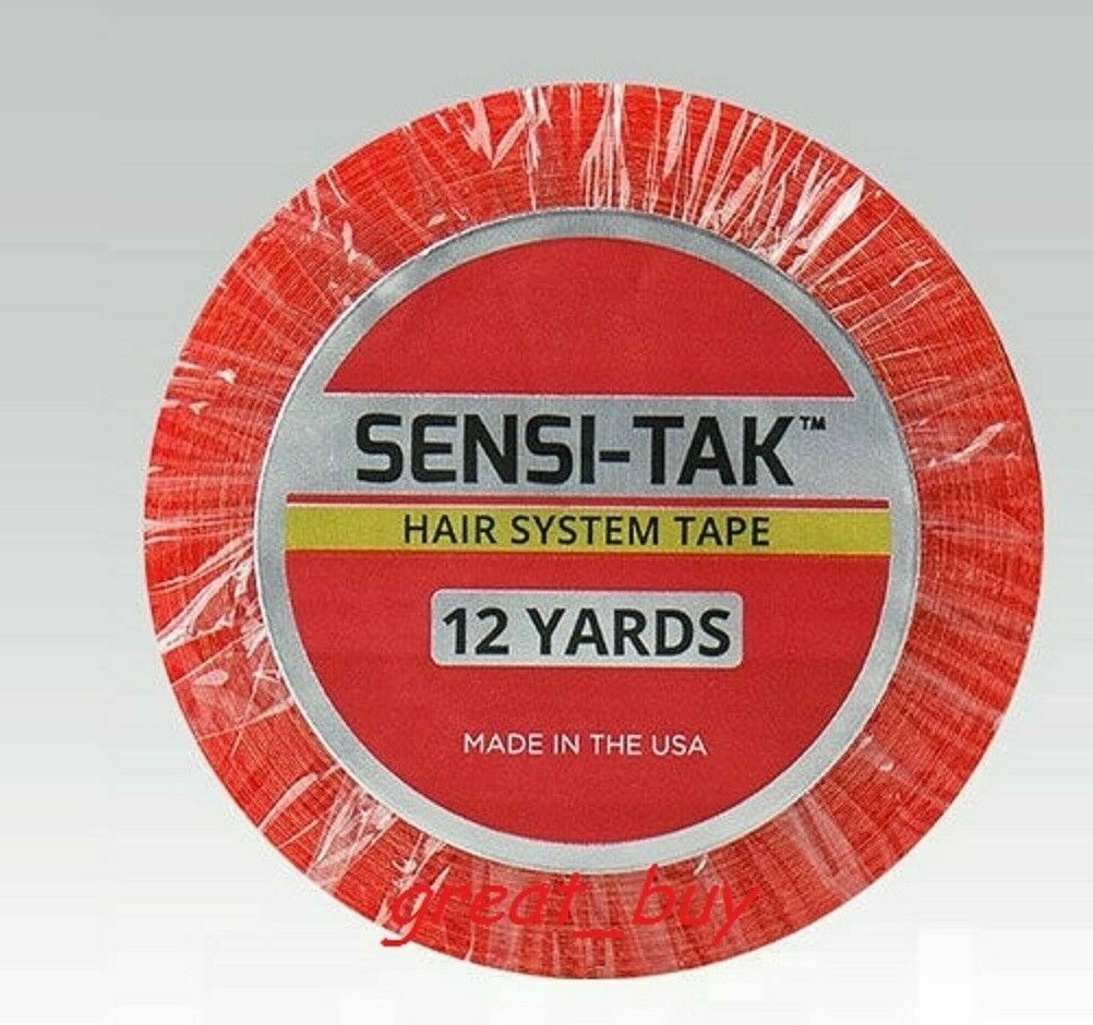Walker Red Tape Sensi-Tak support tape 3/4″x 12 Yard Roll_ Wig Hair System Tape.