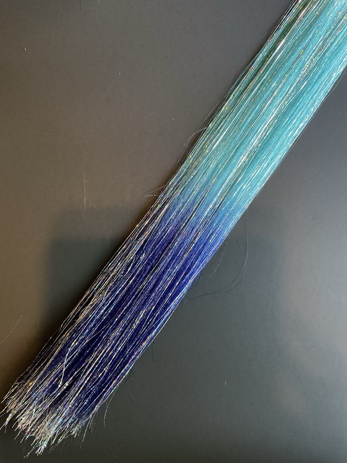 Reusable tie in braided ponytail extensions festival, rave, softball/sports