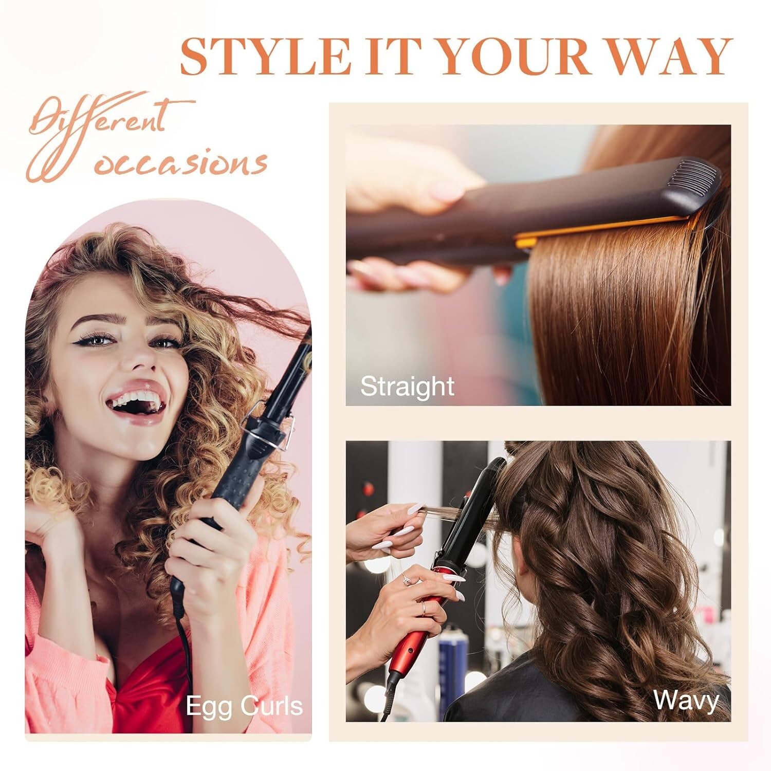GOO GOO Invisi Edge Clip in Hair Extensions, 16inch 110g 7Pcs, Injected Seamless