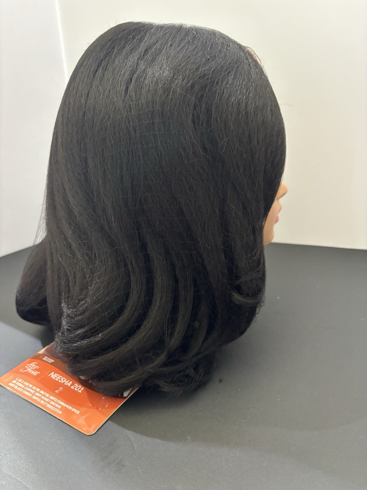 NEESHA Soft & natural Lace Front Wig. Natural Texture & Volume. Black 1B Only
