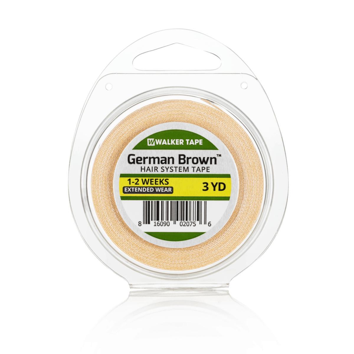 German Brown Liner Cloth Hairpiece Wig Tape Roll 1/2″ x 3 yards By Walker