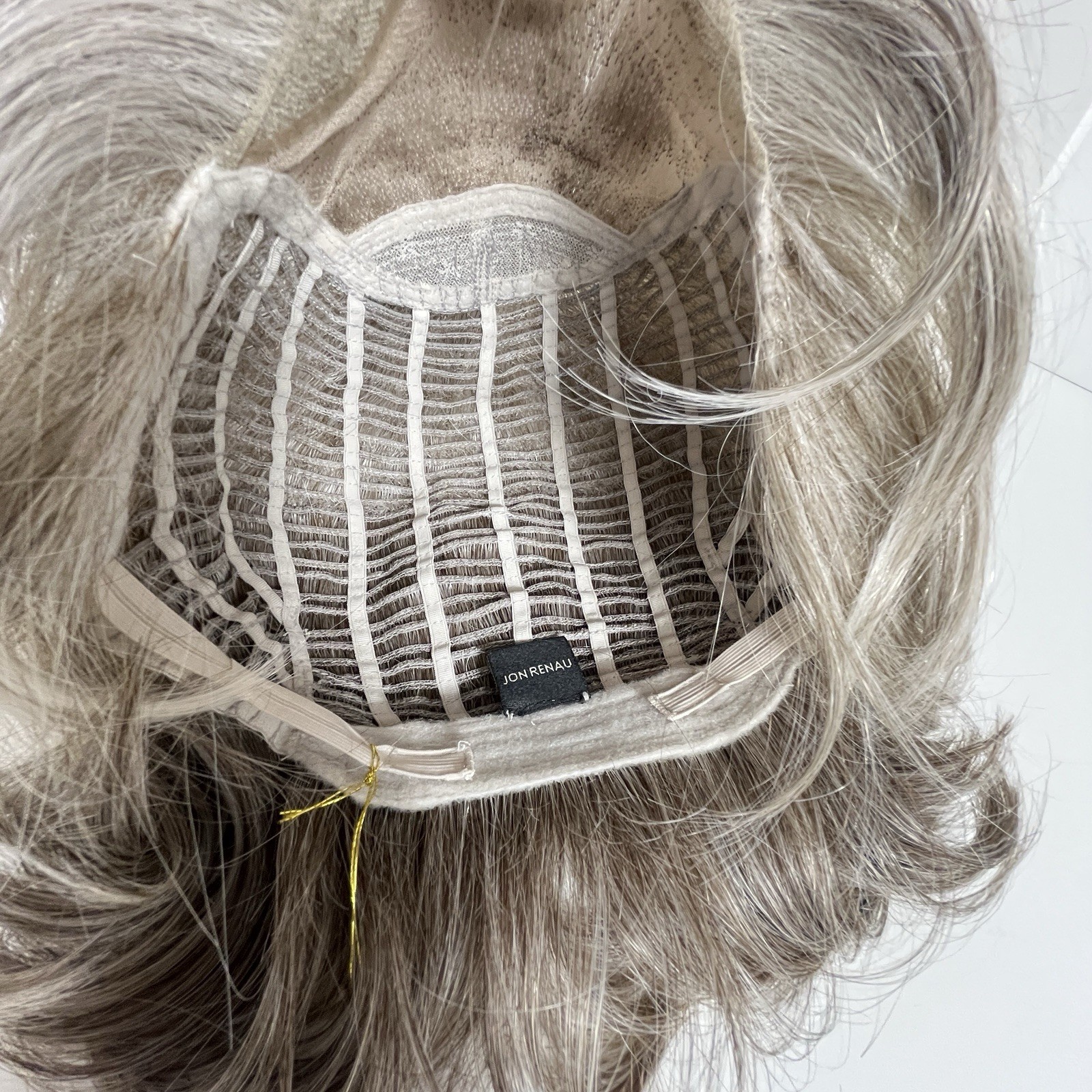 Jon Renau NAOMI Wig SmartLace HD Heat Defiant Shag Grey Blonde Mix 56F51 Box