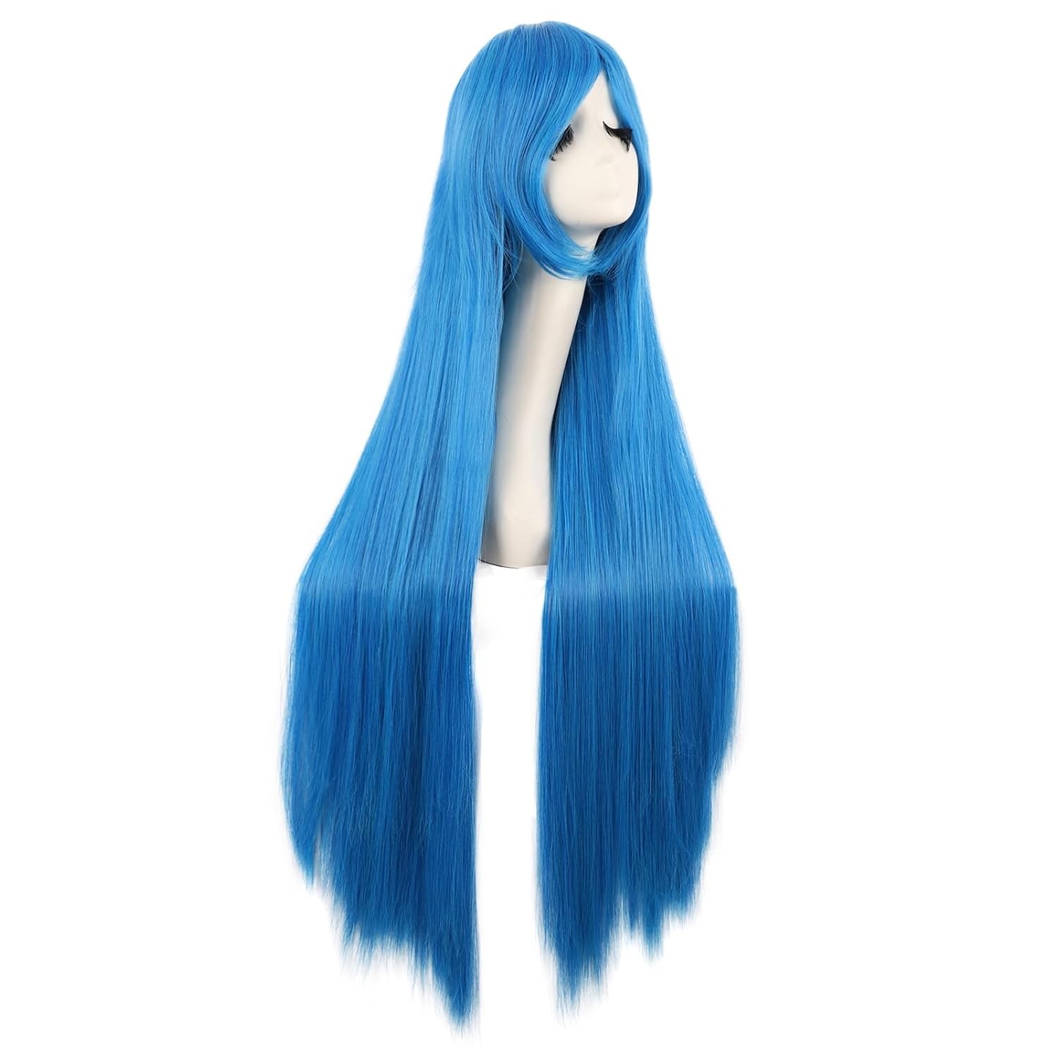 Anime Wig 40 Inch Long Straight Synthetic Cosplay Costume Party Hair 100cm