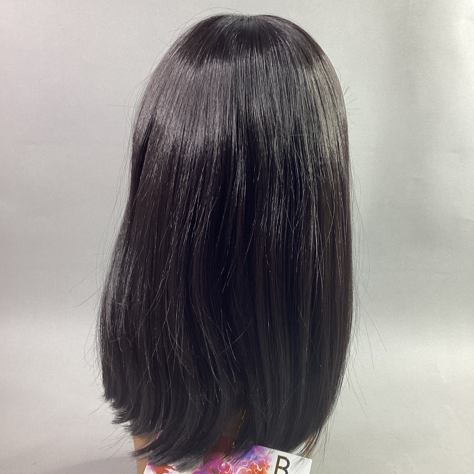 Halo Ashanti Straight #2 Darkest Brown Human Hair Blend Full Wig