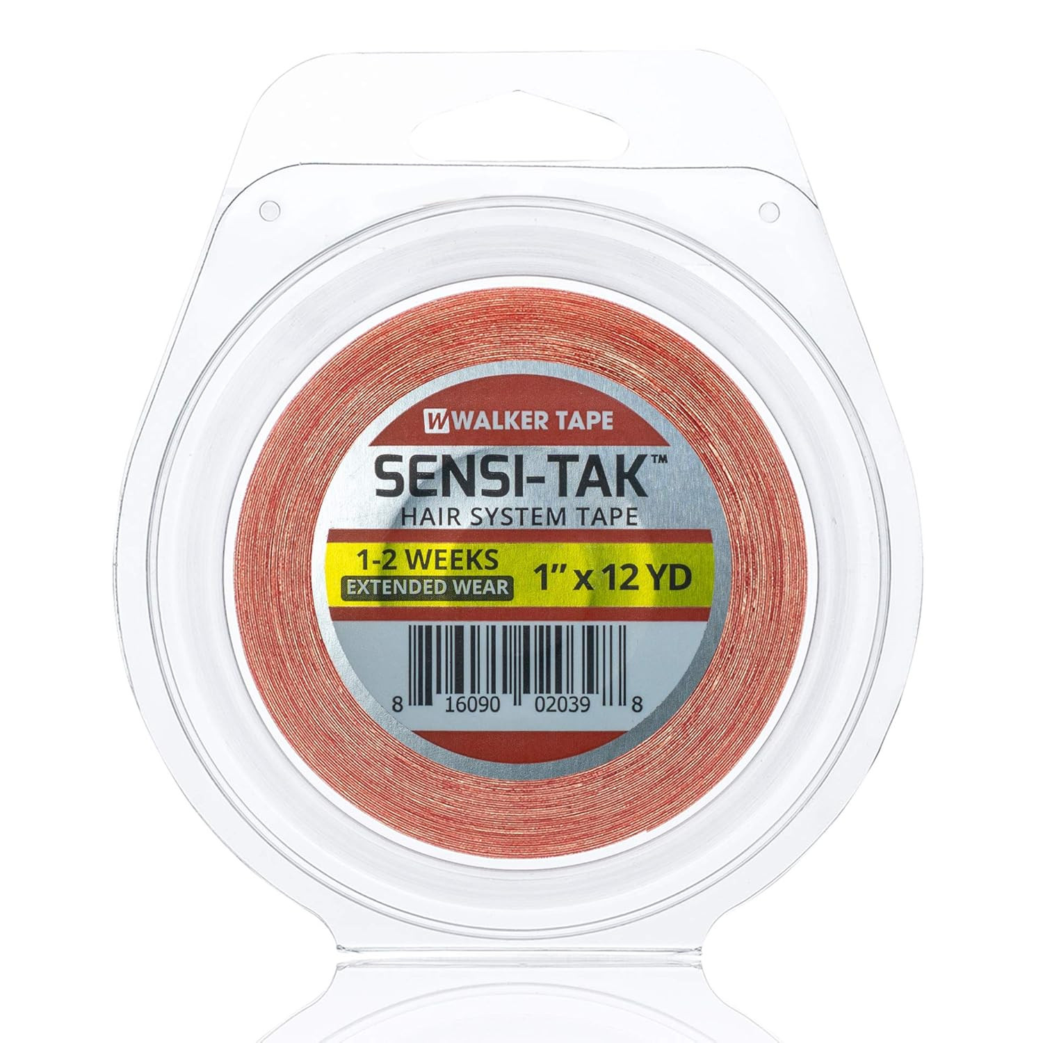 Walker Sensi-Tak Tape (Red Liner Tape) 1″ X 12 Yard Roll Poly Units Wigs