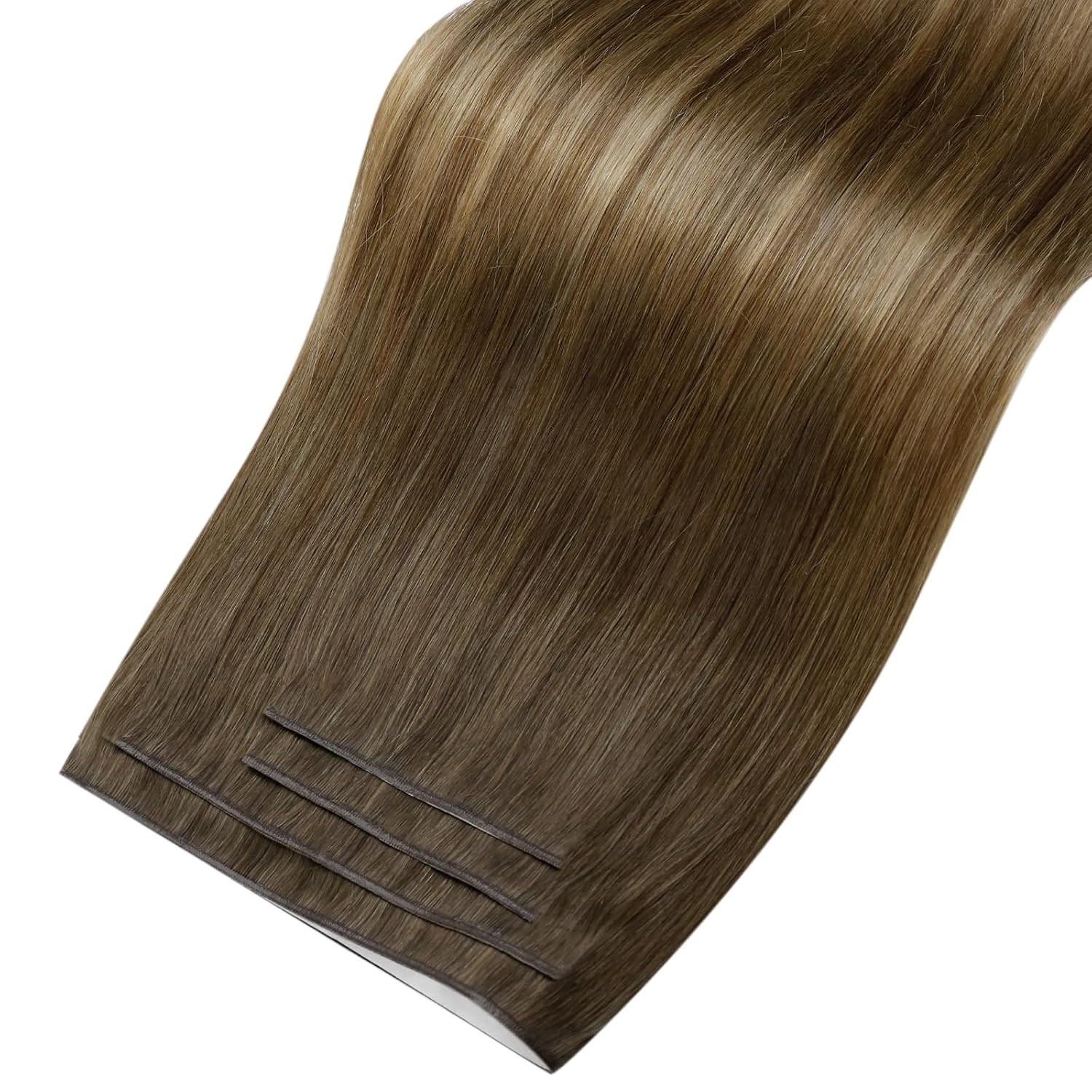 Soft and Silky 90g Tape-In Hair Extensions – Invisible Weft, Daily Wear
