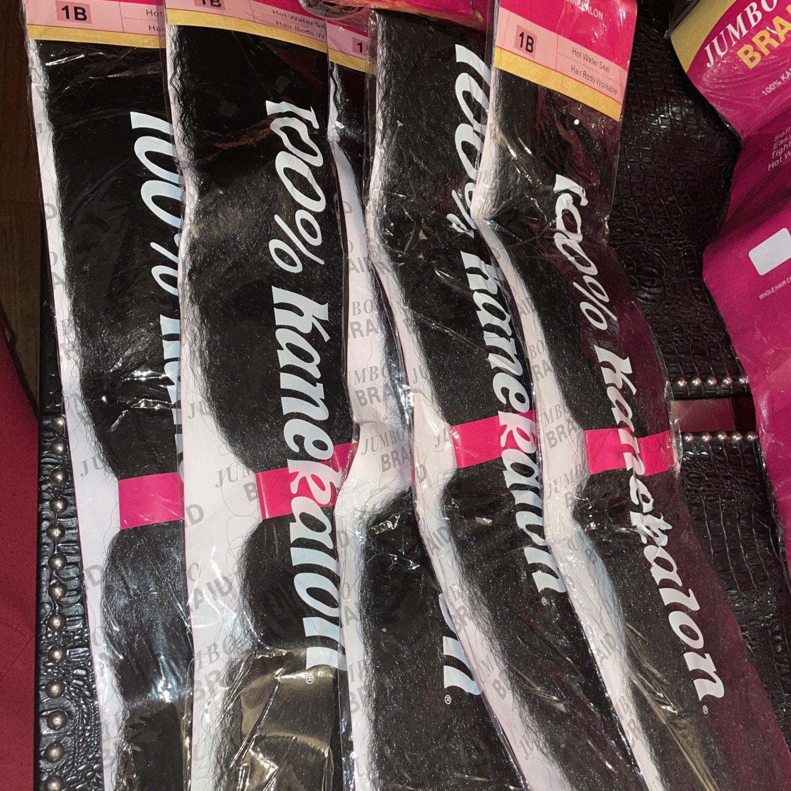 Victoria Jumbo Braid 1B 100% Kanekalon Lot Of 5