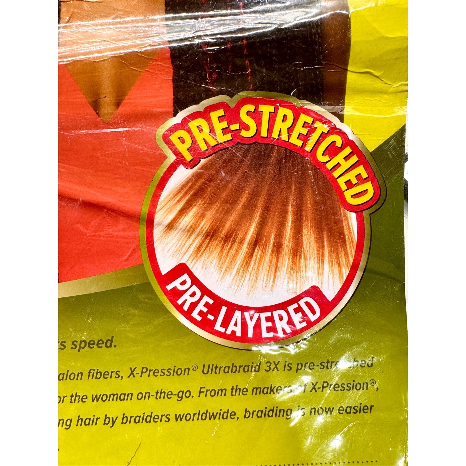 Outre X-Pression Ultra Braid 3X Pre-Stretched Braiding Hair 42 Inch Black 1
