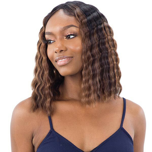 FREETRESS EQUAL SYNTHETIC 5 INCH DEEP PART LACE FRONT WIG – DEEP WAVER 001