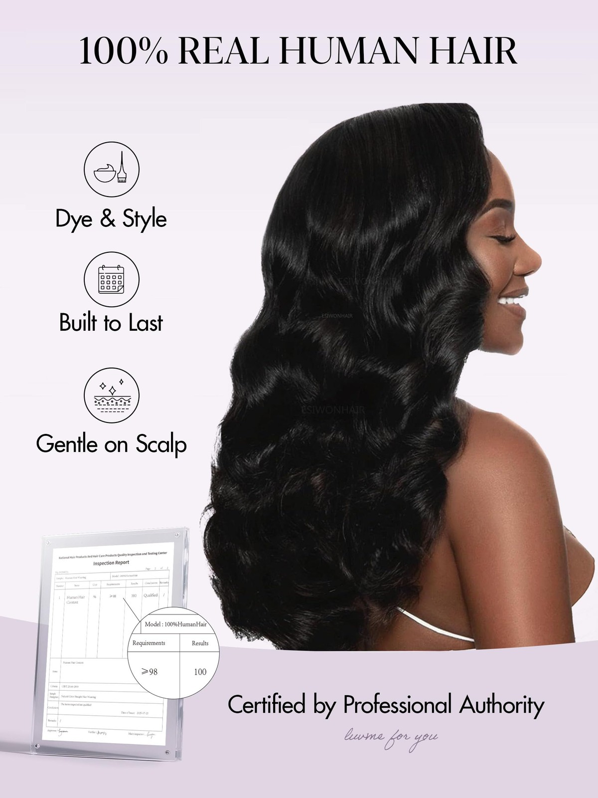Luvme 12A Human Hair Bundle Body Wave 18 Inch 100 Brazilian Virgin Human Hair 1