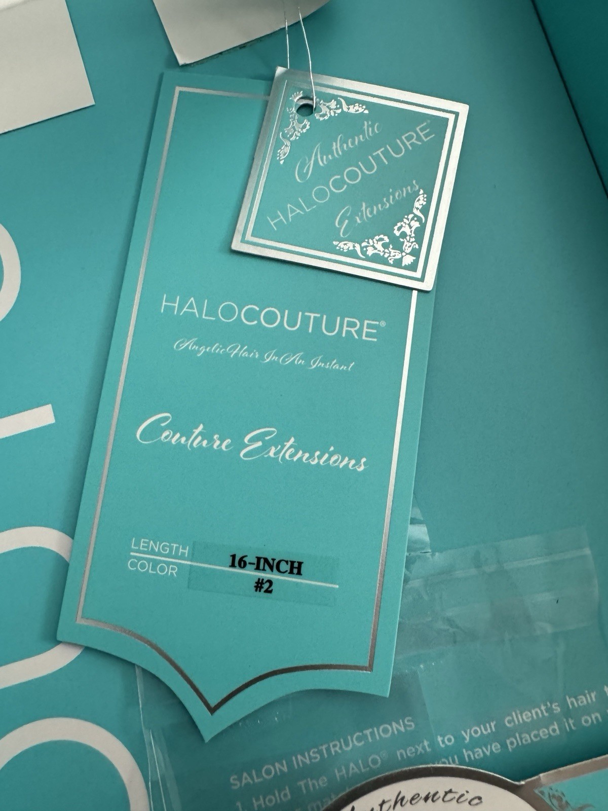 HALO Couture Original 100% Remy Human Hair Extensions 16″ Color #2 Dark Brown