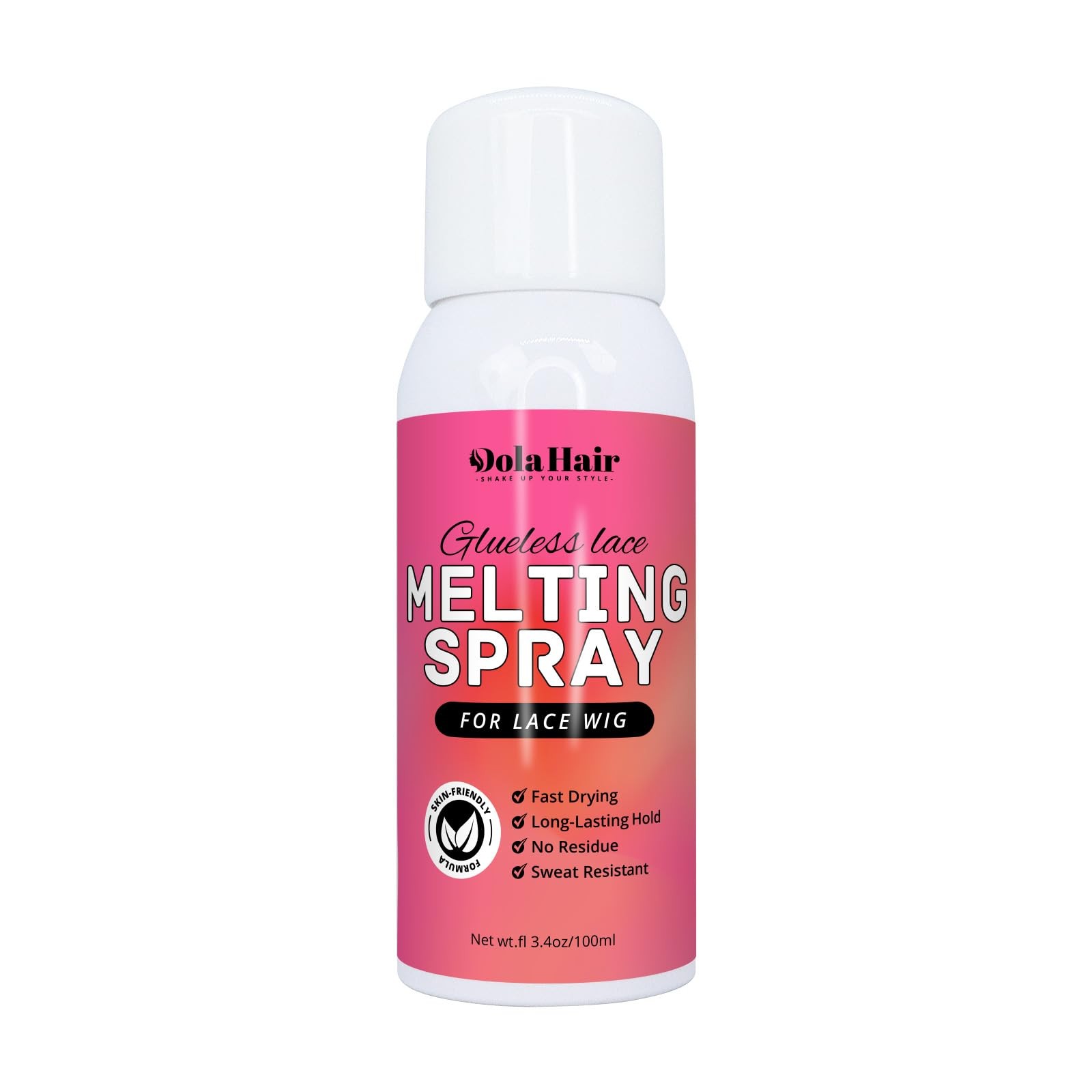 3 Pack Lace Melting Spray for Glueless Wig Hair Adhesive – Transparent, Low