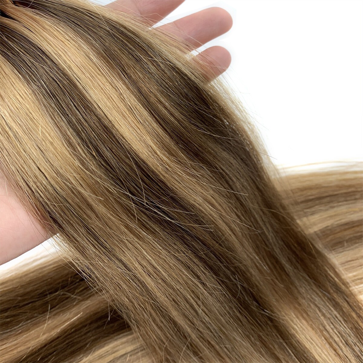 Tape in Real Human Hair Extensions Invisible Skin Weft Brazilian Remy Hair Thick