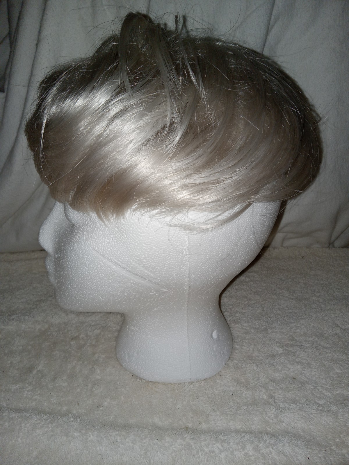REECHO Hair Topper Wiglet Large Base Full Coverage – Silver White