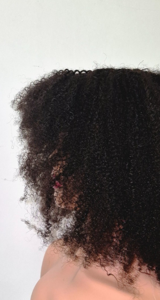 Black Afro Wig 14 Inch 200% Density