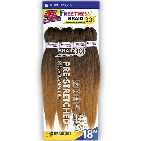 FREETRESS SYNTHETIC MEGA PACK BRAID – 4X BRAID 301 18″
