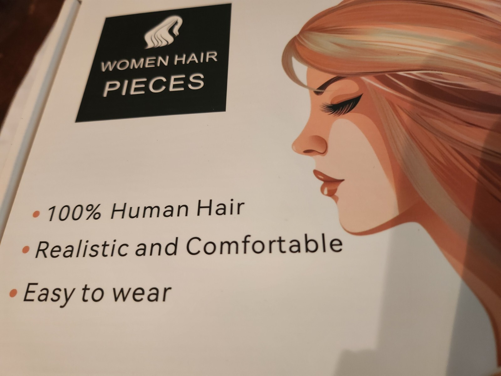 Beautiful Metamorphosis Womens Hair Pieces 100% Human Hair 12″ Length Color # 27