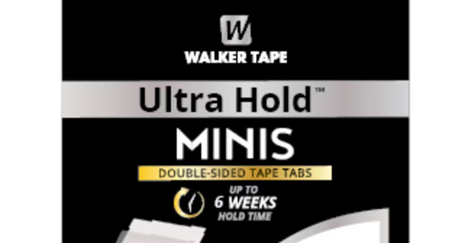 Walker Ultra-Hold Tape 72 Mini Double-Sided Tape Tabs~Lace Wig,Toupee,Hairpiece.