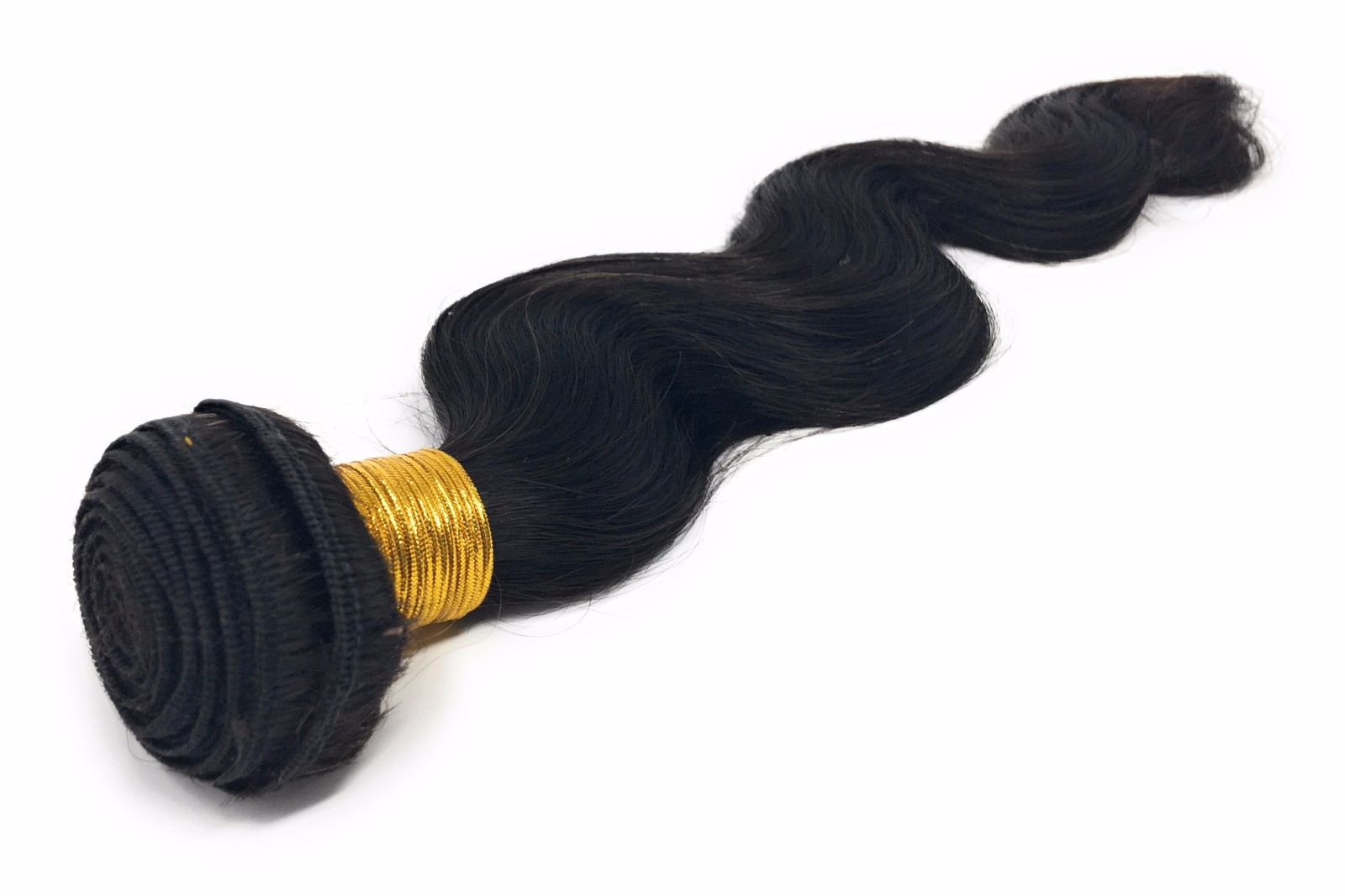 Unprocessed Remy Virgin human Hair Body Wave Natural Black 100g/bundle
