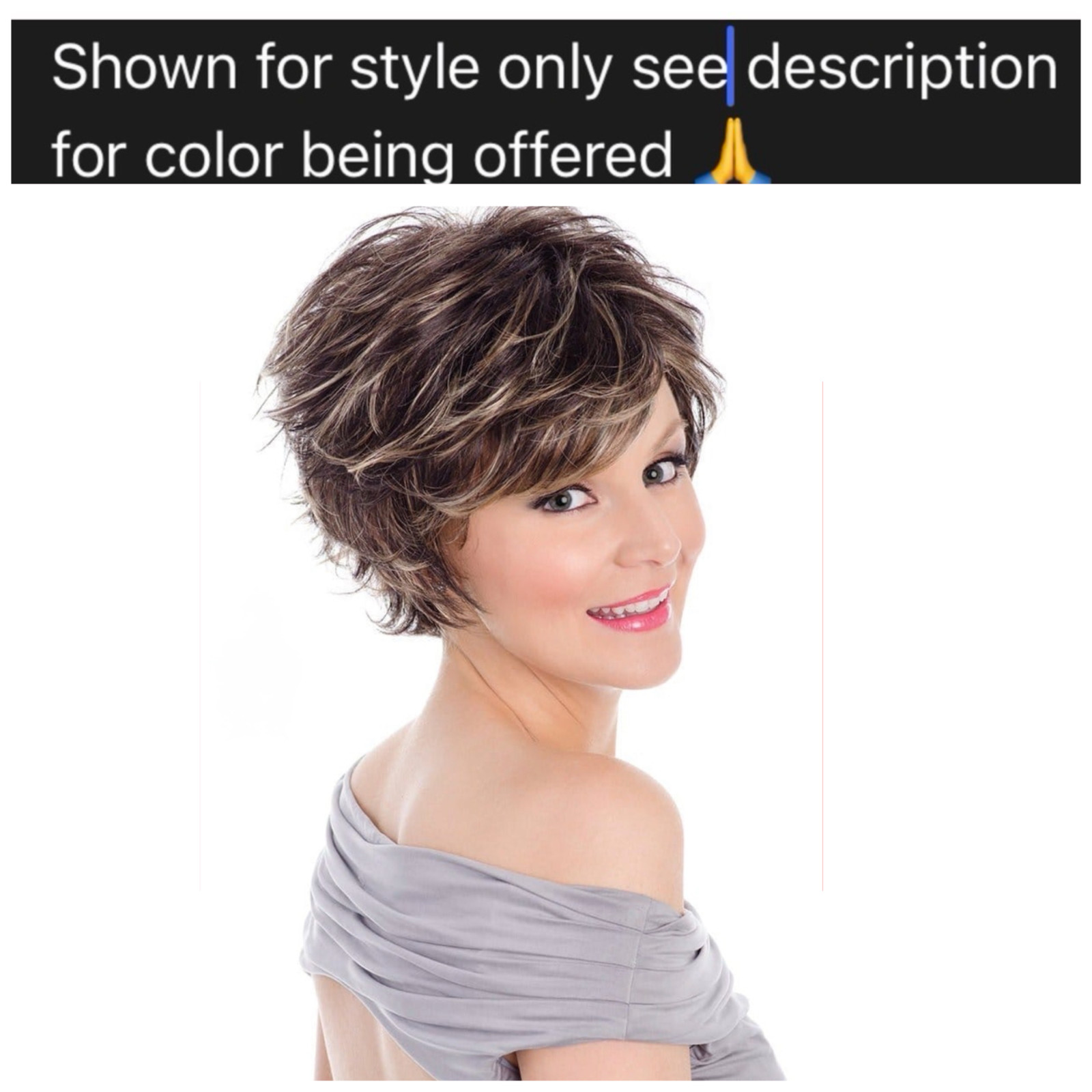 KENZIE BY TONY OF BEVERLY I SYNTHETIC WIG BASIC CAP. Pearl Mist 🙏