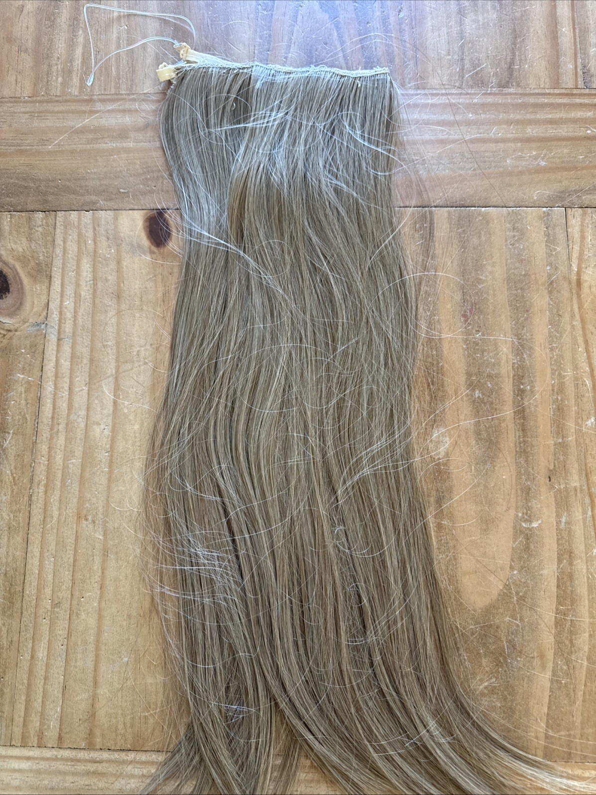 synthetic hair Halo Drk Ash Blonde 18” Very Soft 518