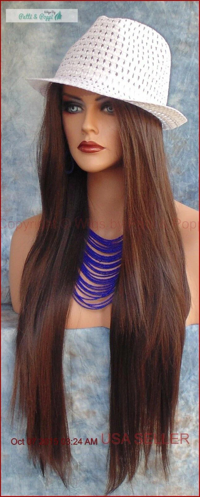 LONG SILKY STRAIGHT HEAT SAFE LACE FRONT WIG CLR FS4.30 LUSTROUS SEXY 156