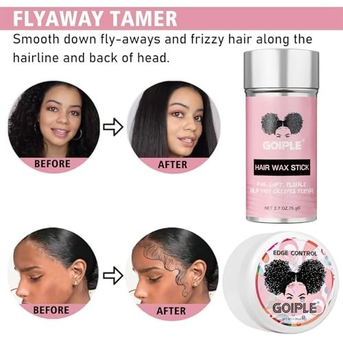 Wig Accessory Kit – Lace Front Glue, Remover, Caps, Elastic Band, Hair Wax & Mor