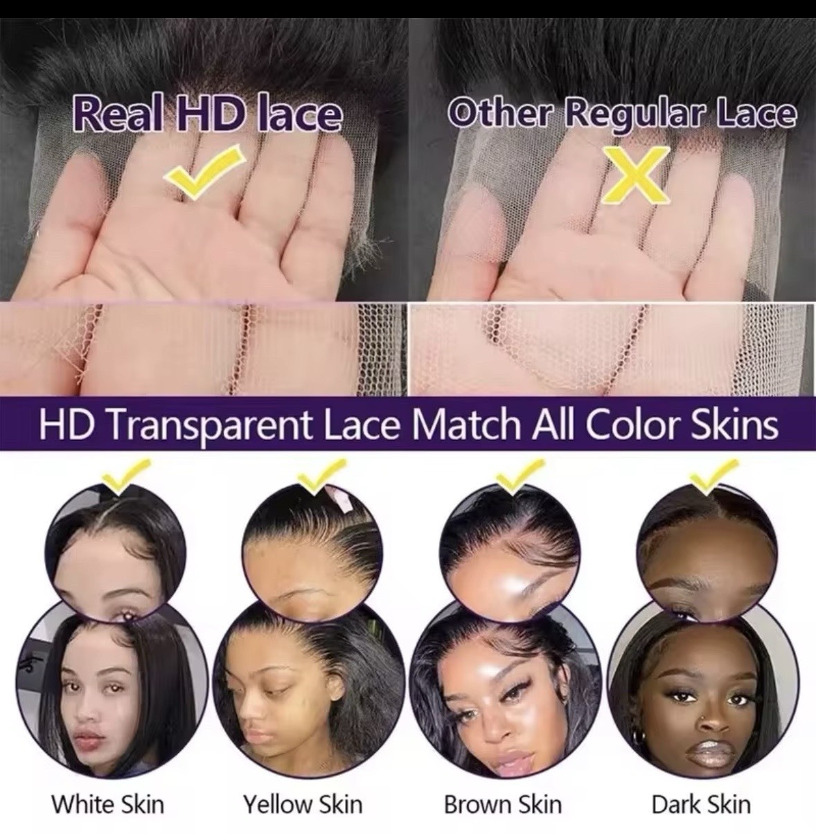 13×6 HD Lace Front Wig Deep Wave Human Hair Glueless Curly Wig 250 Density