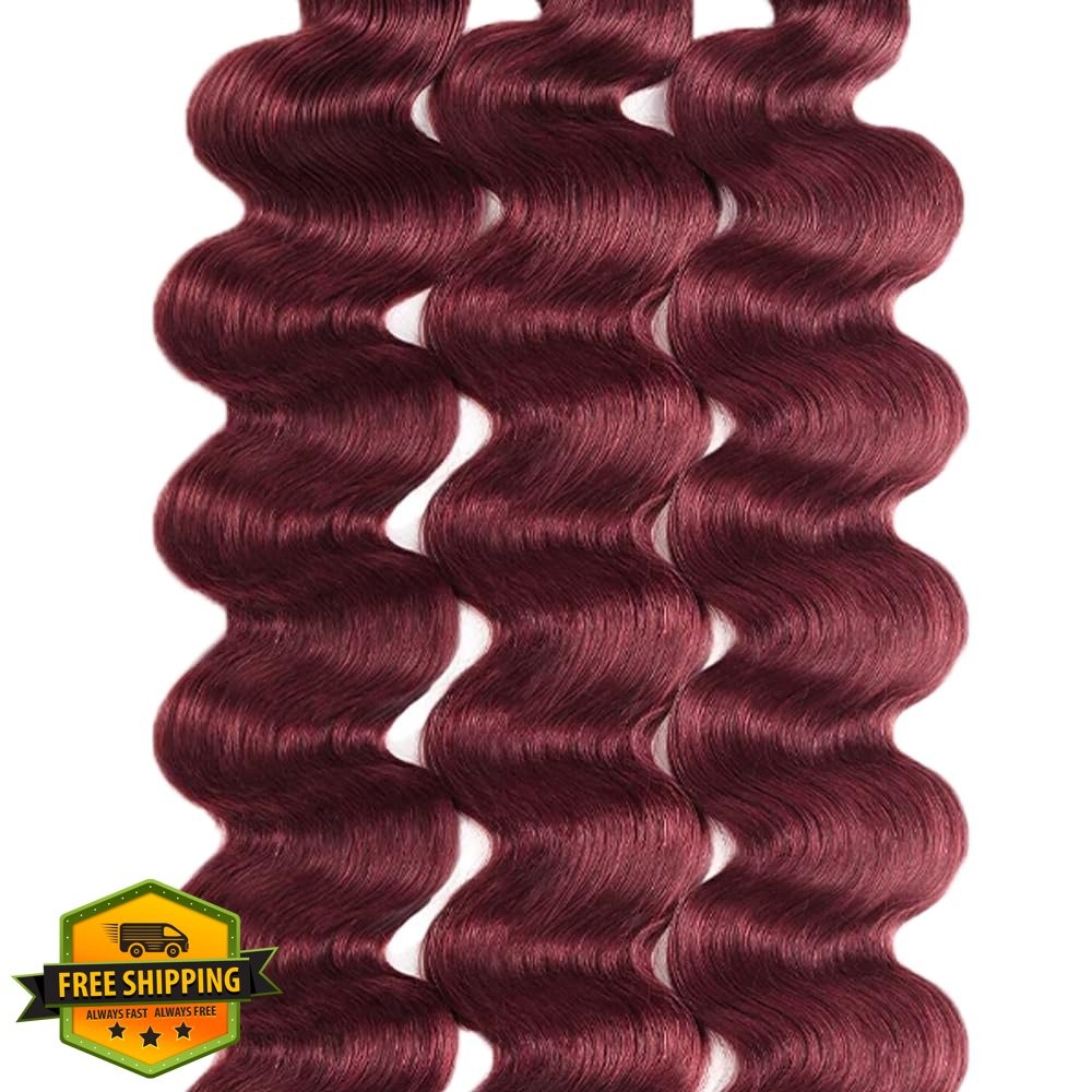 Poirewsa #99J Burgundy 24-28 Inch