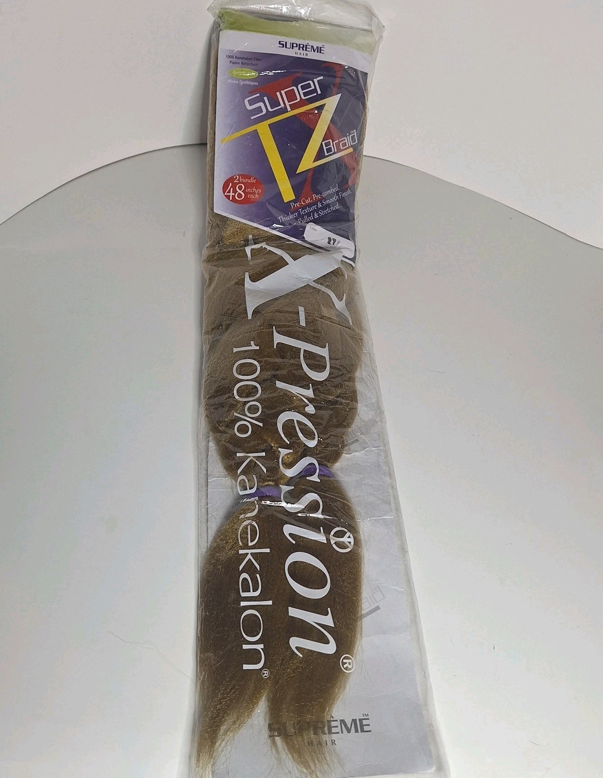 X-Pression Super Braid 100% Kanekalon Blonde Pre-Looped 48in Hair Extensions