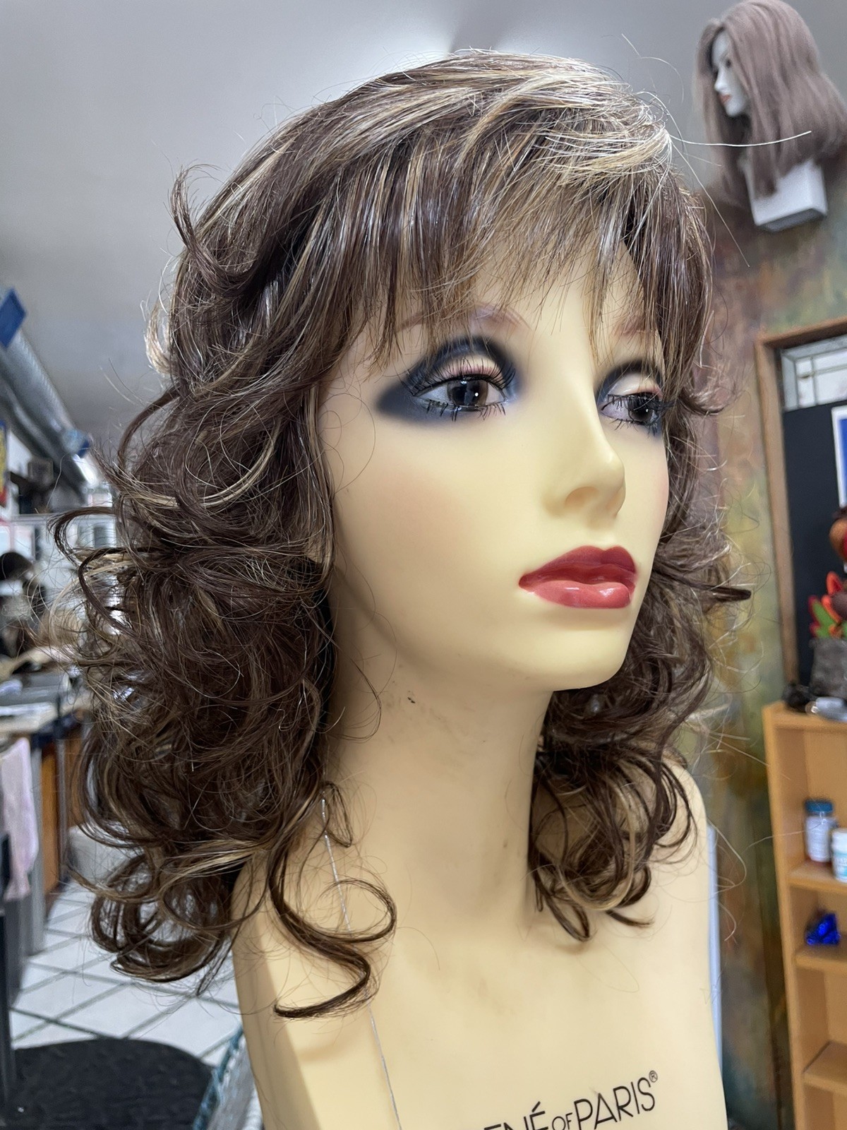 JESSICA WIG Estetica R8/26H Gold Brown+GoldBlond Hi Stretch Capless-Open Wefted