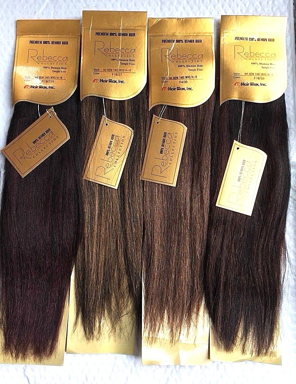 100% Human Hair For Weaving, 14-16″ Long Yaki Perm Style by Rebecca Collection!