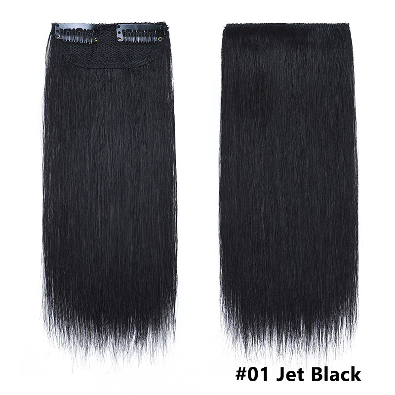 US Short Hair 100% Real Remy Human Hair Extensions Clip In Mini Pad Topper THICK