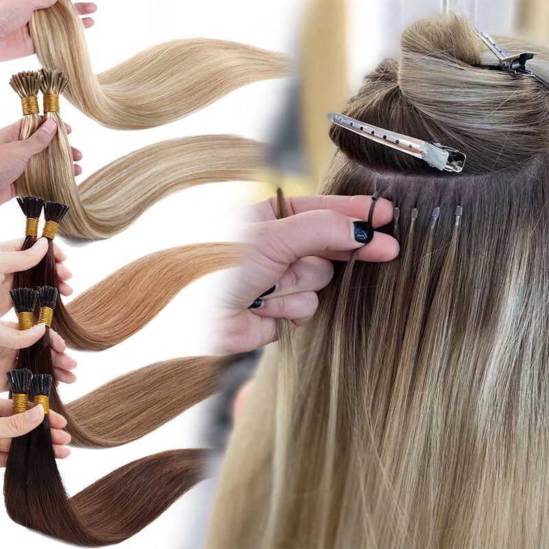 14″-24″ Pre Bonded Keratin Fusion Stick I-Tip 100% Remy Human Hair Extensions