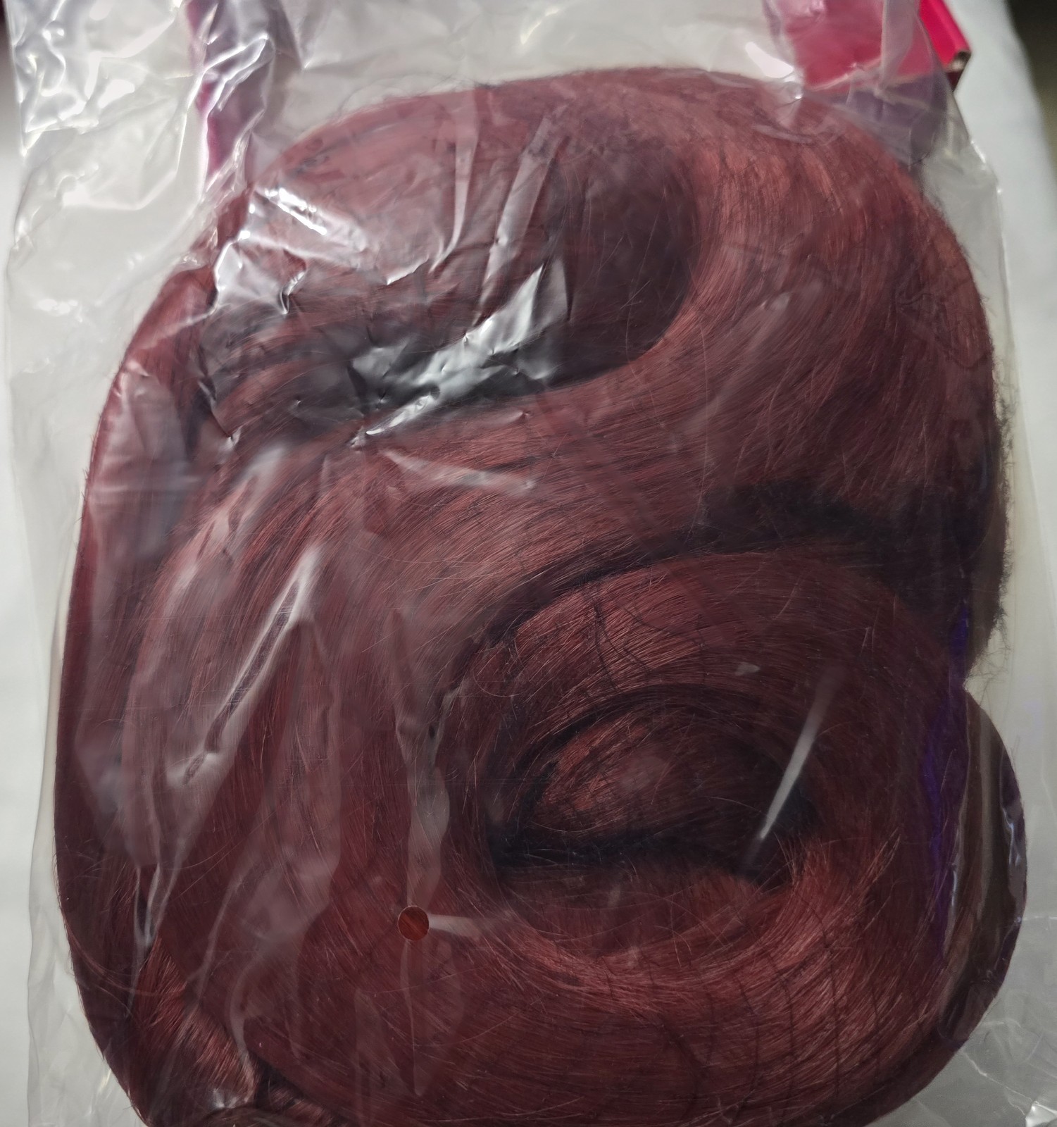 NEW Yopo 28″ Wig Long Stume Wine Red, Cosplay, Halloween, Any Day