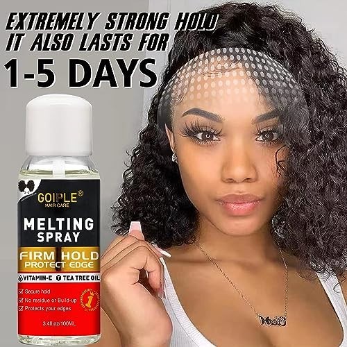 Hair Extension Adhesive Spray Kit Lace Melting Spray Wig Glue Remover Wax Stick