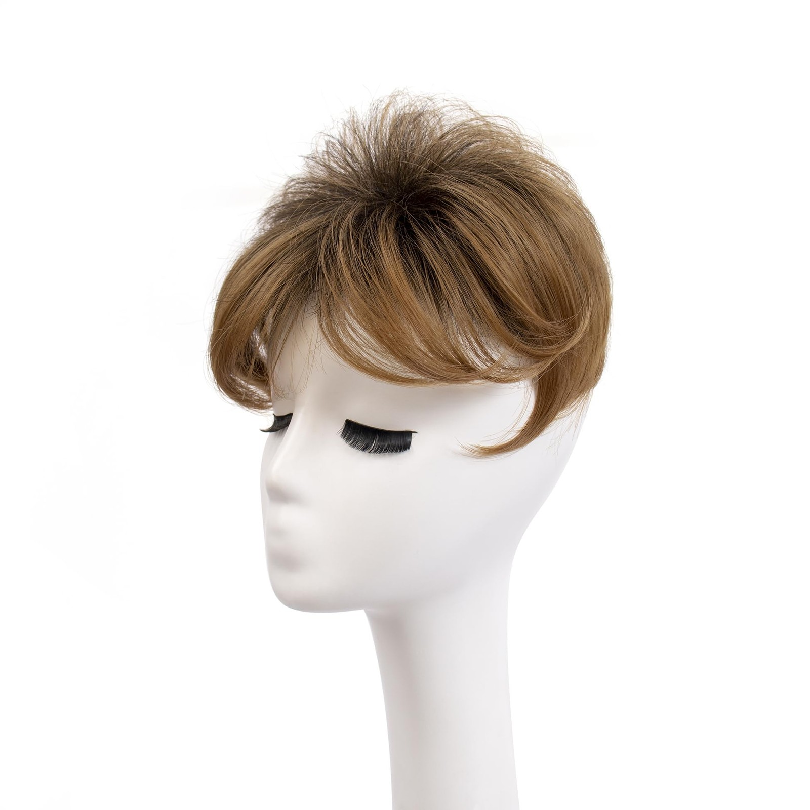 Short Hair Topper for Thinning Hair 5.5 Inch Short Pixie Cut Toppers Pieces N…