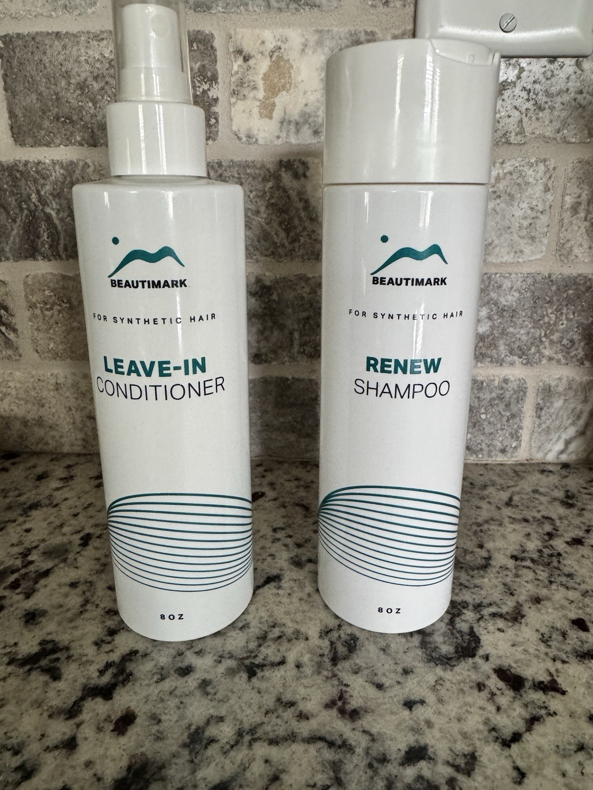 BEAUTIMARK Renew SHAMPOO + CONDITIONER – WIG SYNTHETIC FIBER HAIR SHAMPOO SET