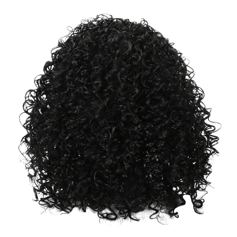 With Headband Ladies Wig Hair Wigs Curly for Black Women Headbands